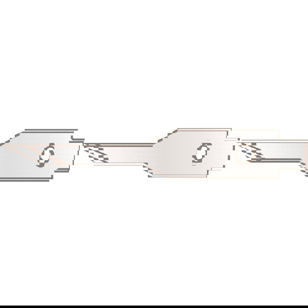 Knife Blades; Blade Type: Double Bevel ; Blade Material: Steel ; Blade Point Type: Sharp ; Blade Edge Type: Straight ; Blade Length (mm): 37.5000 ; Blade Length (Decimal Inch): 1.4764